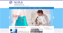 Desktop Screenshot of niralifesciences.com