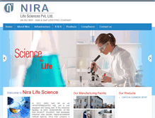 Tablet Screenshot of niralifesciences.com